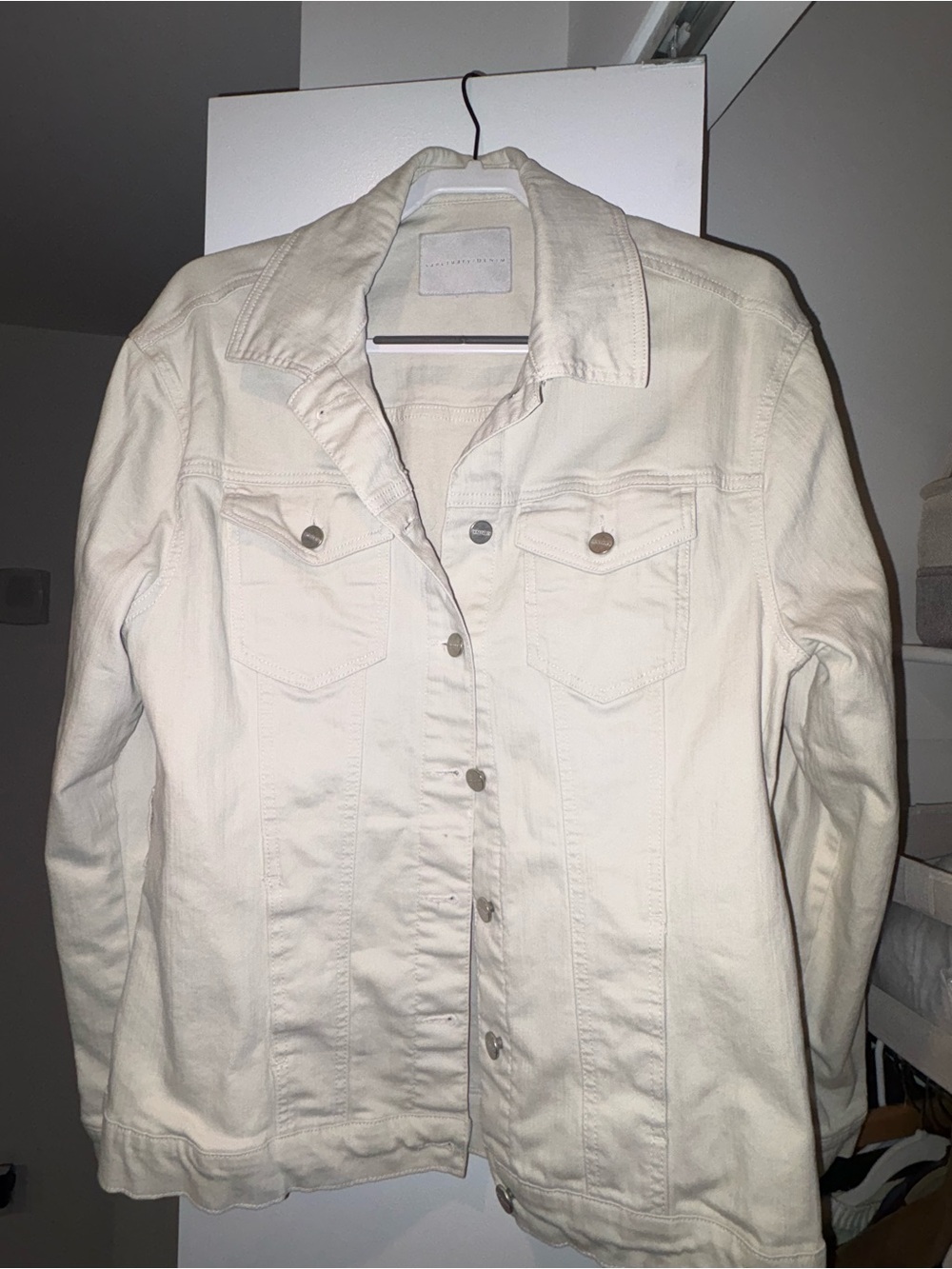 Sanctuary Women's Cream Denim Jacket